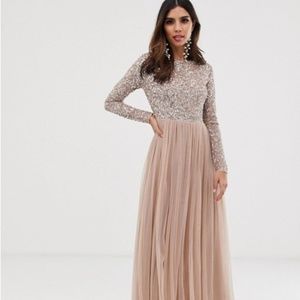 Sequin Bridesmaid Dress Prom and Wedding